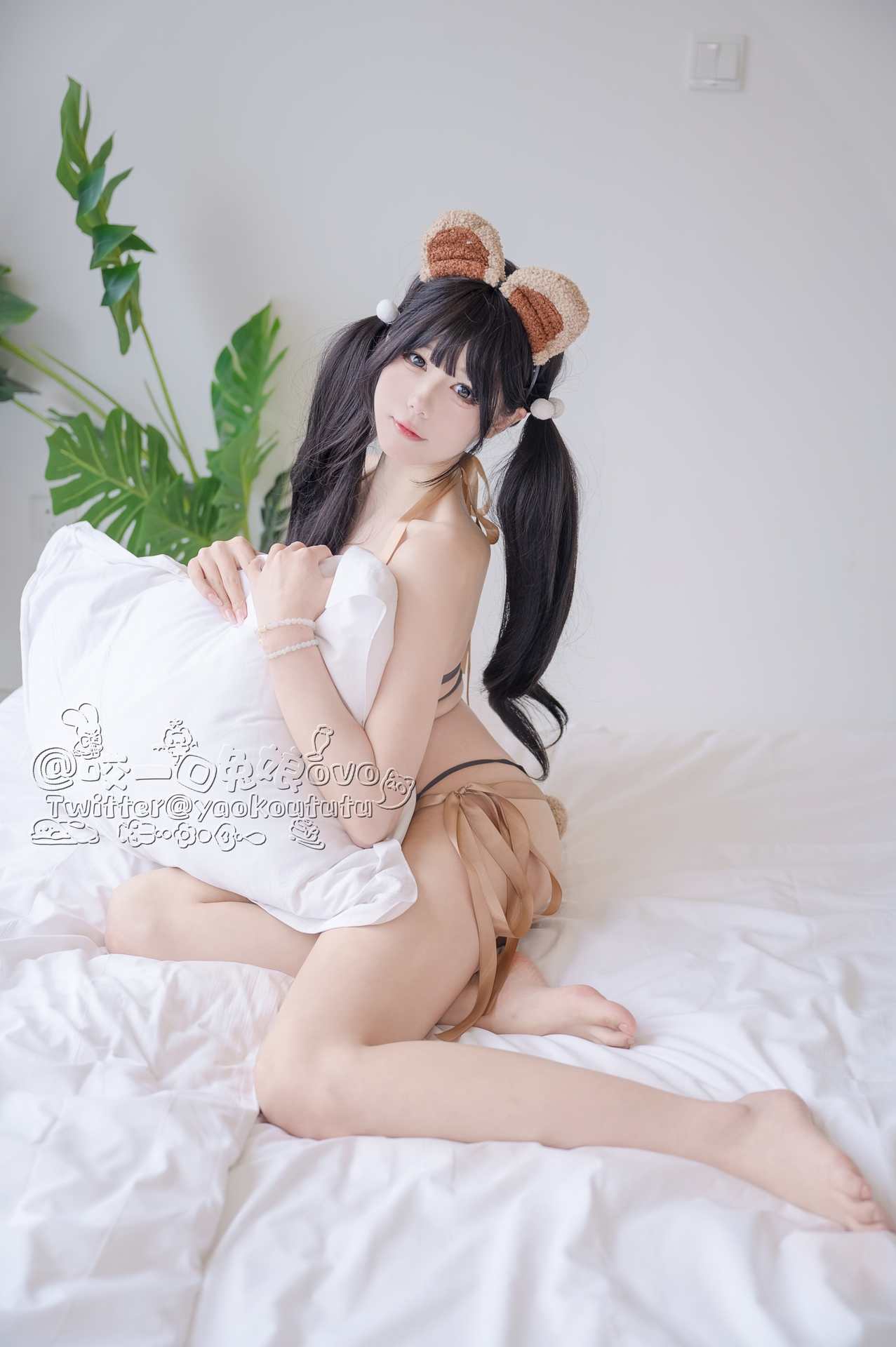 咬一口兔娘小熊睡衣